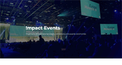 Desktop Screenshot of impactevents.org