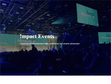 Tablet Screenshot of impactevents.org